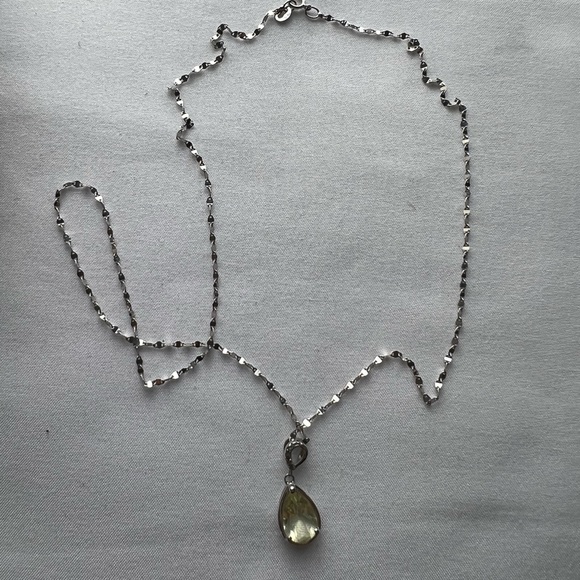 Roger Roy Yellow Stone Necklace - Picture 3 of 3